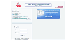 Desktop Screenshot of cbulogin.com